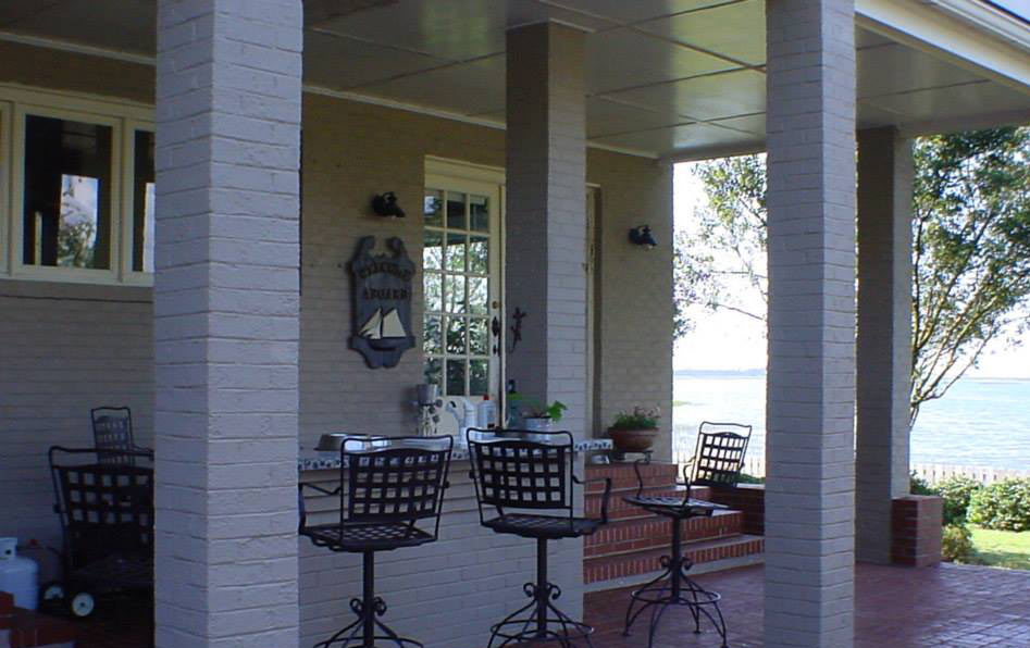 Porch and Waterfront View