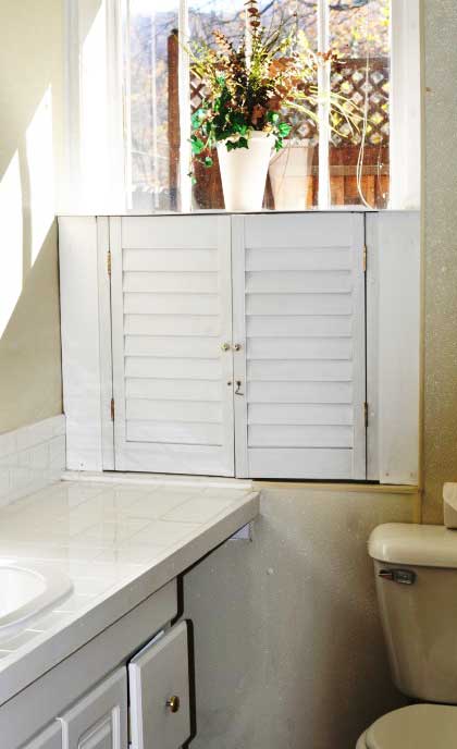 White Swinging Doors