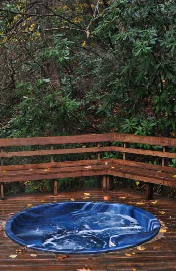 Hot Tub Built In Deck, Banner