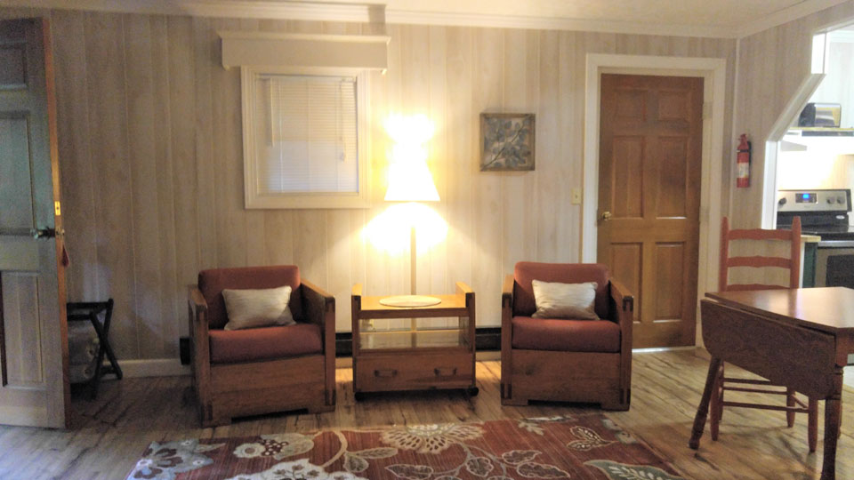 Light and Seating Area