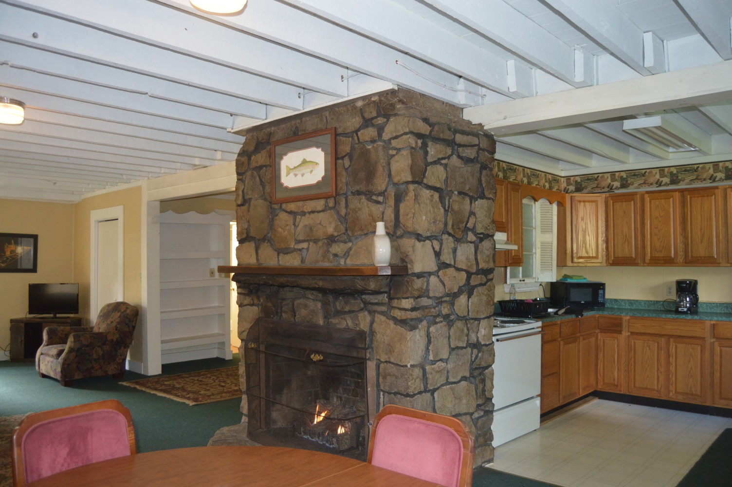 Stone House Fireplace