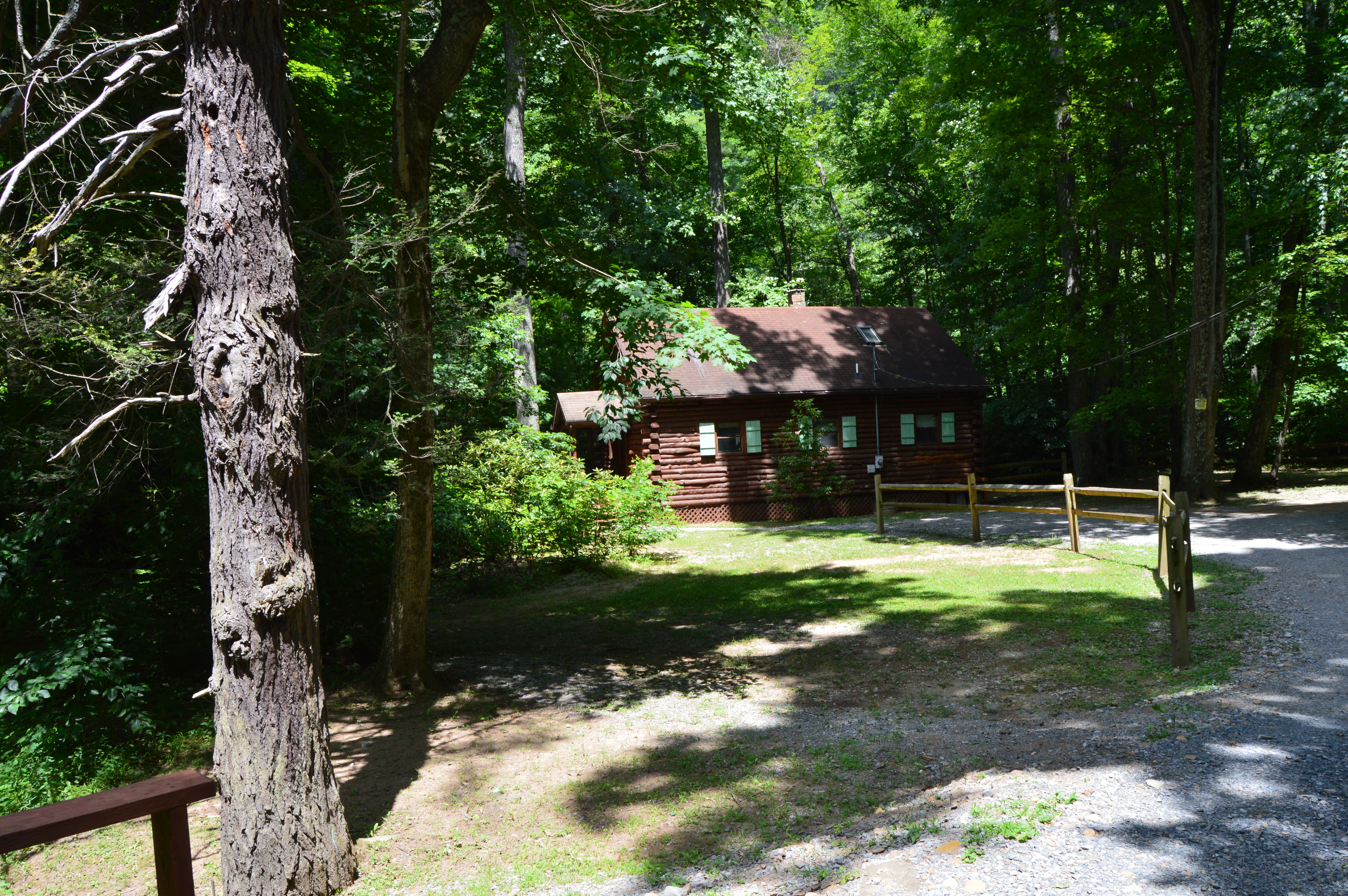 Big Polar Log Cabin Distant View