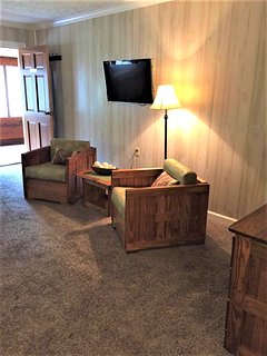 TV and Seating Area